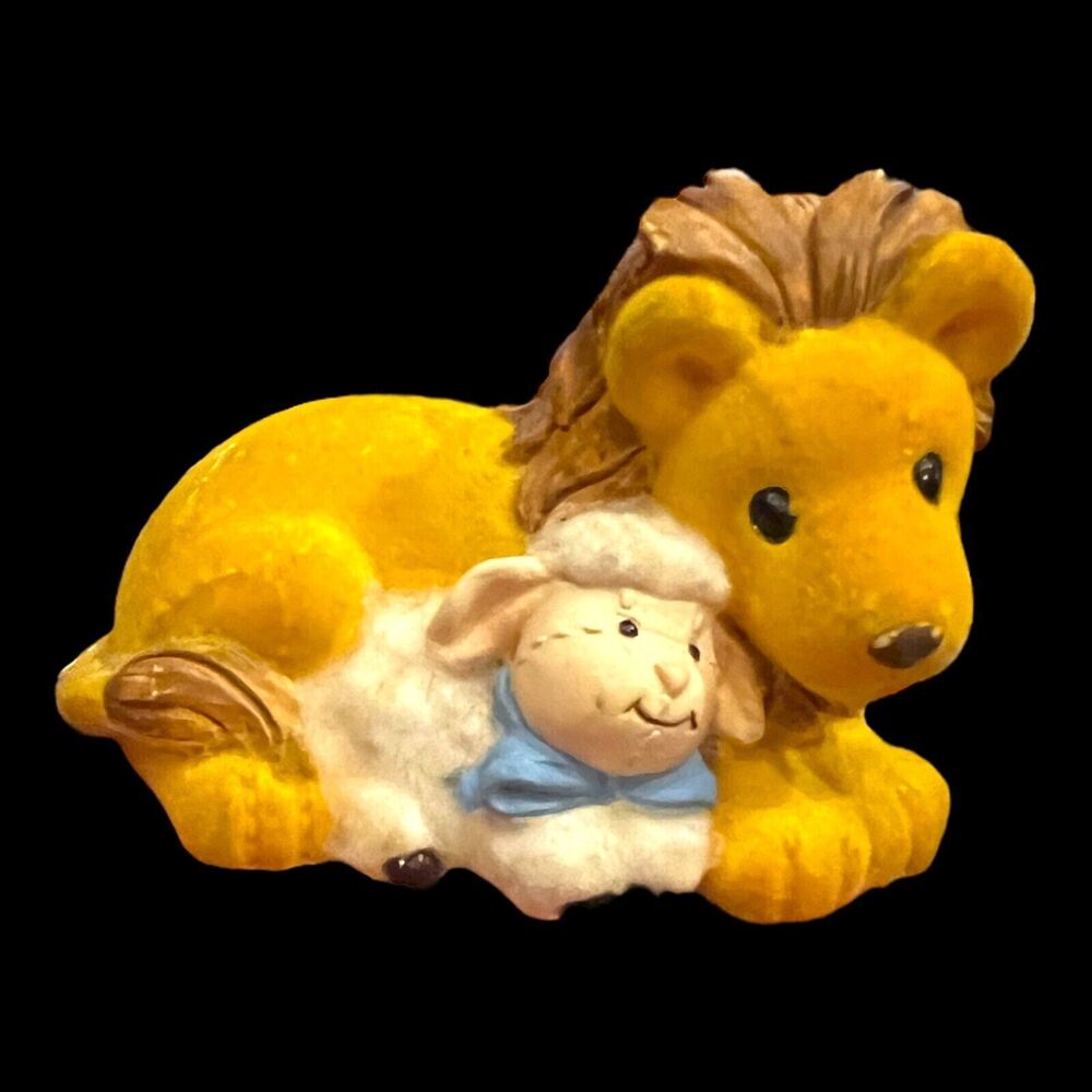 Vintage Dayspring Cards Lion And The Lamb Ornament  Luke 2:14 Peace And Harmony